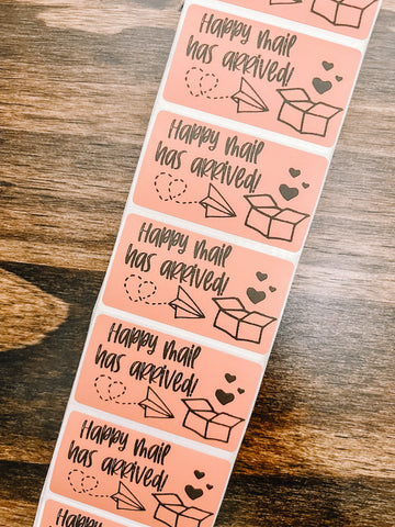 Happy Mail Has Arrived Stickers