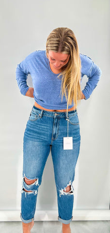 KanCan Mom Jeans